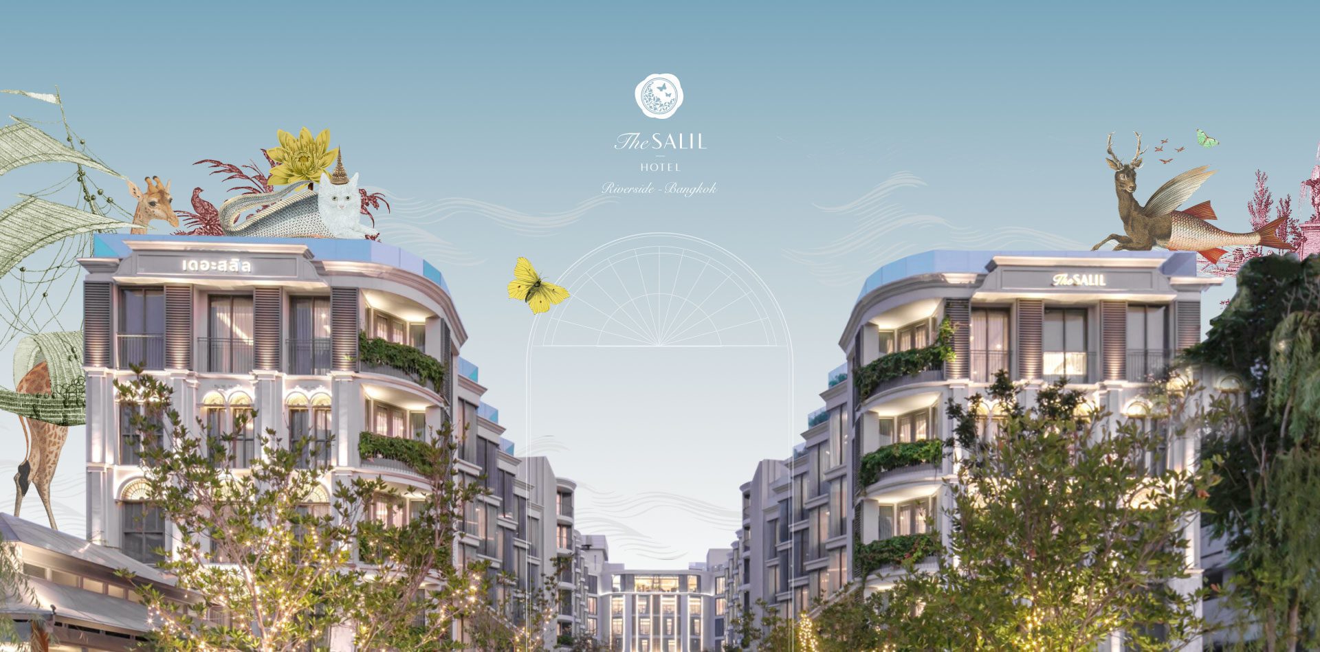 The Salil Hotel Riverside 曼谷湄南河畔五星级酒店外观
